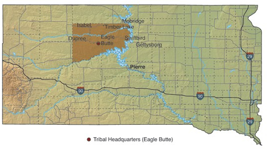 Cheyenne Tribe Map